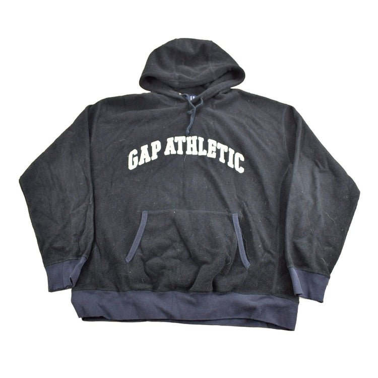 Vintage 1990s GAP Embroidered Fleece Hoodie Men's XL from propervintagecanada