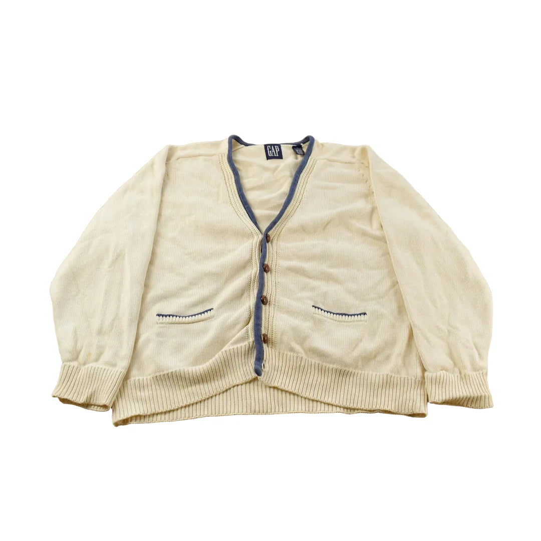 Vintage 1990s Gap Knit Cardigan Sweater Men's XL from propervintagecanada