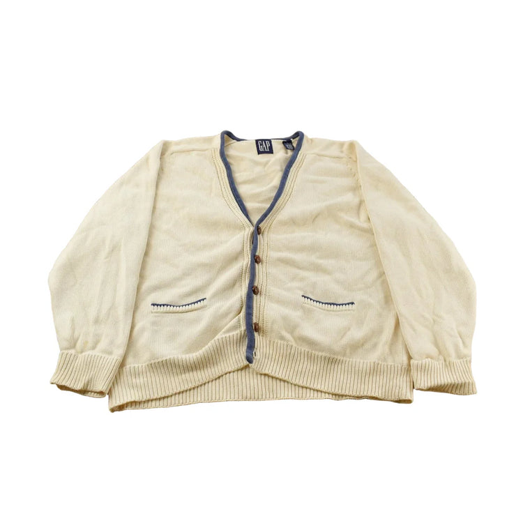 Vintage 1990s Gap Knit Cardigan Sweater Men's XL from propervintagecanada