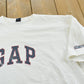Vintage 1990s Gap Logo Spellout T-Shirt Men's L from propervintagecanada