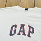 Vintage 1990s Gap Logo Spellout T-Shirt Men's L from propervintagecanada