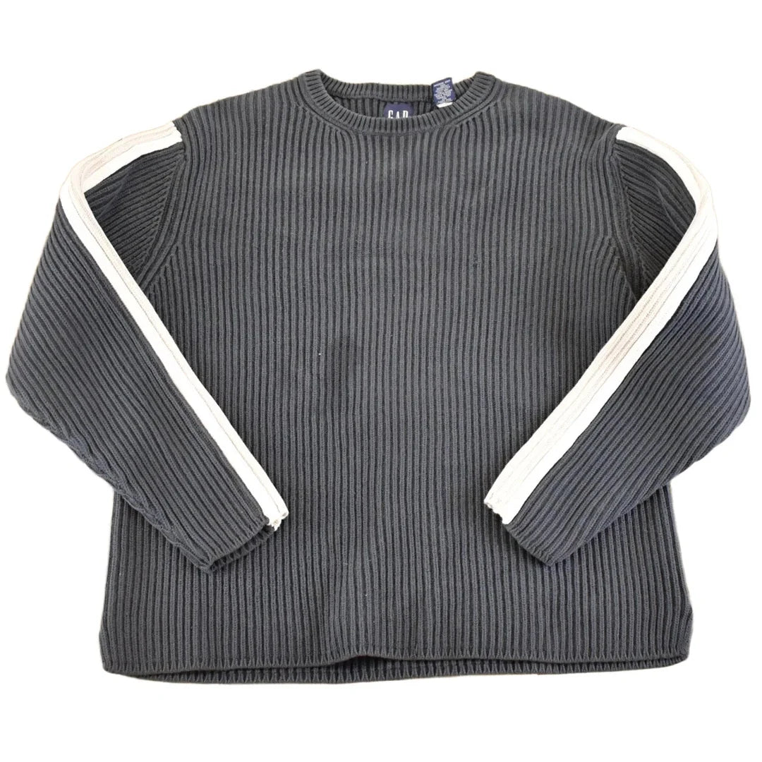 Vintage 1990s Gap Ribbed Knit Crewneck Sweater Men's M from propervintagecanada