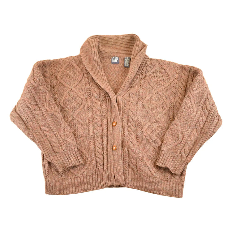 Vintage 1990s Gap Shawl Wool Knit Cardigan Sweater Men's M from propervintagecanada
