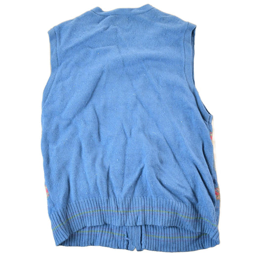 Vintage 1990s Gap Wool Knit Abstract Sweater Vest Mens M from propervintagecanada