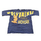 Vintage 1990s Garfield Michigan Wolverines Collegiate T-Shirt Men's L from propervintagecanada