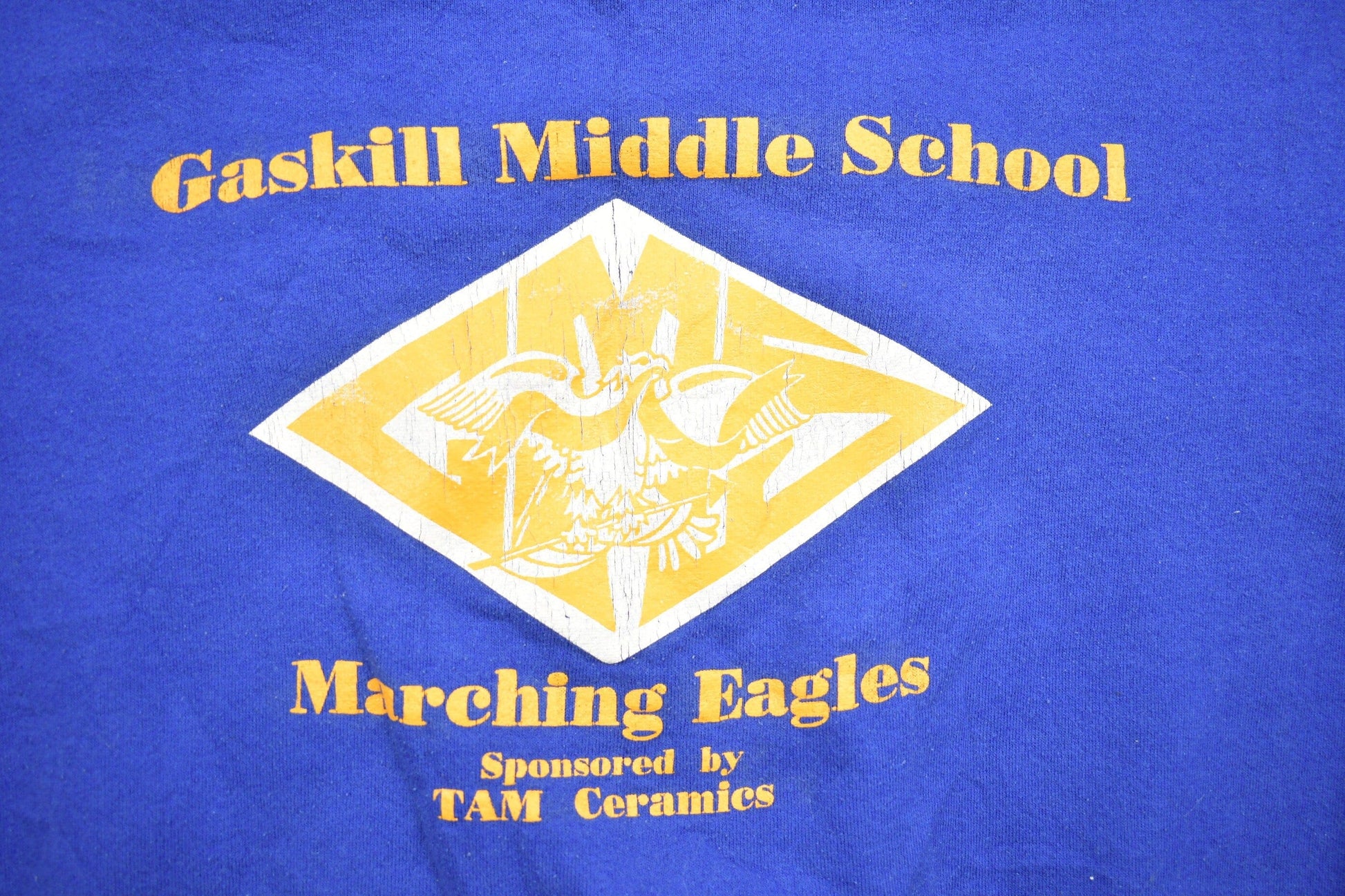 Vintage 1990s Gaskill Marching Eagles Niagara Falls Collegiate Crewneck / Niagara Falls / Gaskill Sweatshirt / Sportswear / Americana from propervintagecanada