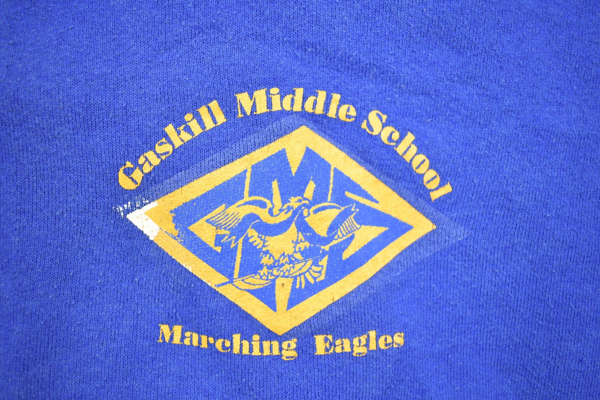 Vintage 1990s Gaskill Marching Eagles Niagara Falls Collegiate Crewneck / Niagara Falls / Gaskill Sweatshirt / Sportswear / Americana from propervintagecanada
