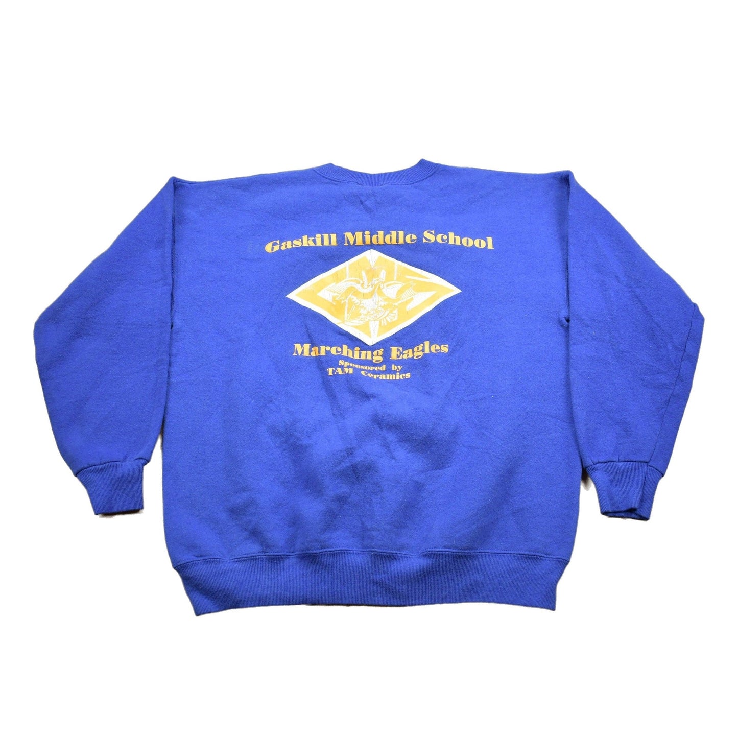 Vintage 1990s Gaskill Marching Eagles Niagara Falls Collegiate Crewneck / Niagara Falls / Gaskill Sweatshirt / Sportswear / Americana from propervintagecanada