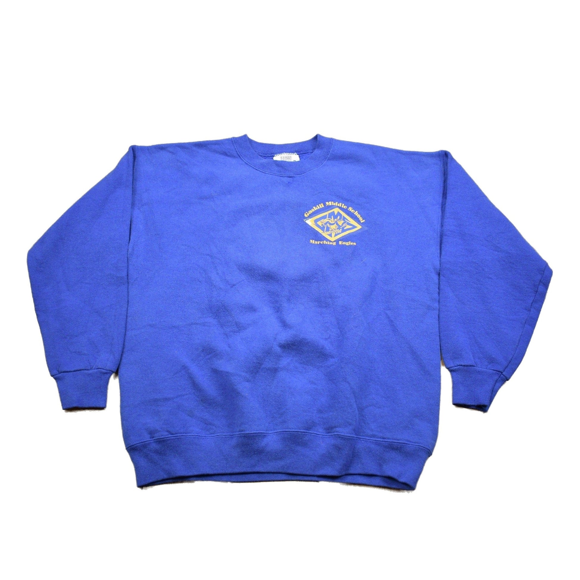Vintage 1990s Gaskill Marching Eagles Niagara Falls Collegiate Crewneck / Niagara Falls / Gaskill Sweatshirt / Sportswear / Americana from propervintagecanada