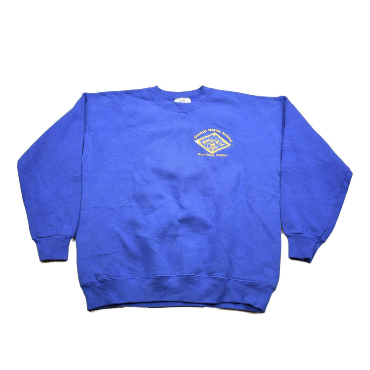 Vintage 1990s Gaskill Marching Eagles Niagara Falls Collegiate Crewneck / Niagara Falls / Gaskill Sweatshirt / Sportswear / Americana from propervintagecanada