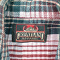 Vintage 1990s Geatland Apparel Plaid Button Up Shirt Men's Large from propervintagecanada