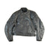 Vintage 1990s Genuine Leather Biker Jacket Padded Sleeve Adult Large Men&