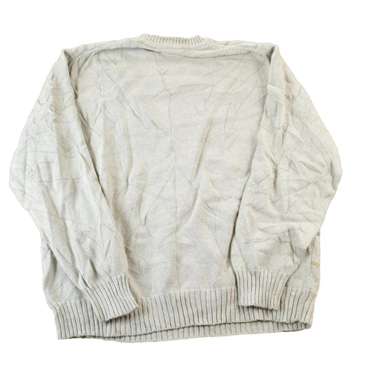 Vintage 1990s Geoffrey Beene Knit Crewneck Sweater Men's XL from propervintagecanada