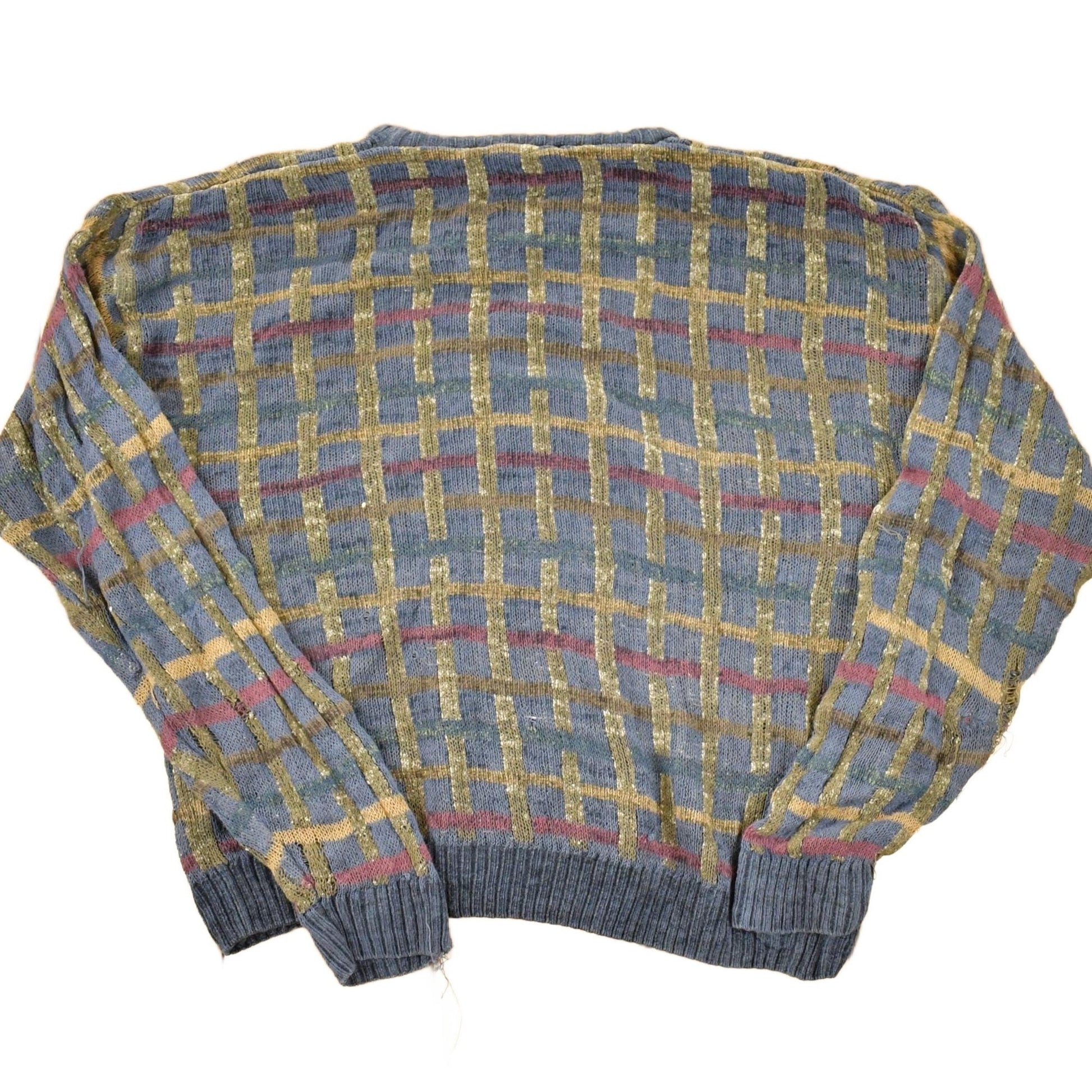 Vintage 1990s Geoffrey Beene Knit Crewneck Sweater Mens L from propervintagecanada