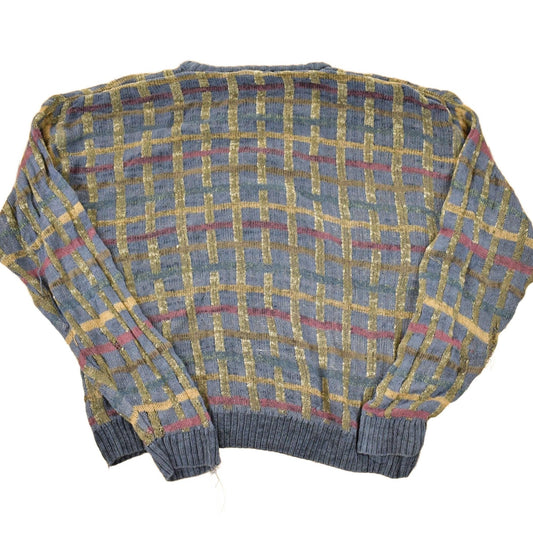 Vintage 1990s Geoffrey Beene Knit Crewneck Sweater Mens L from propervintagecanada