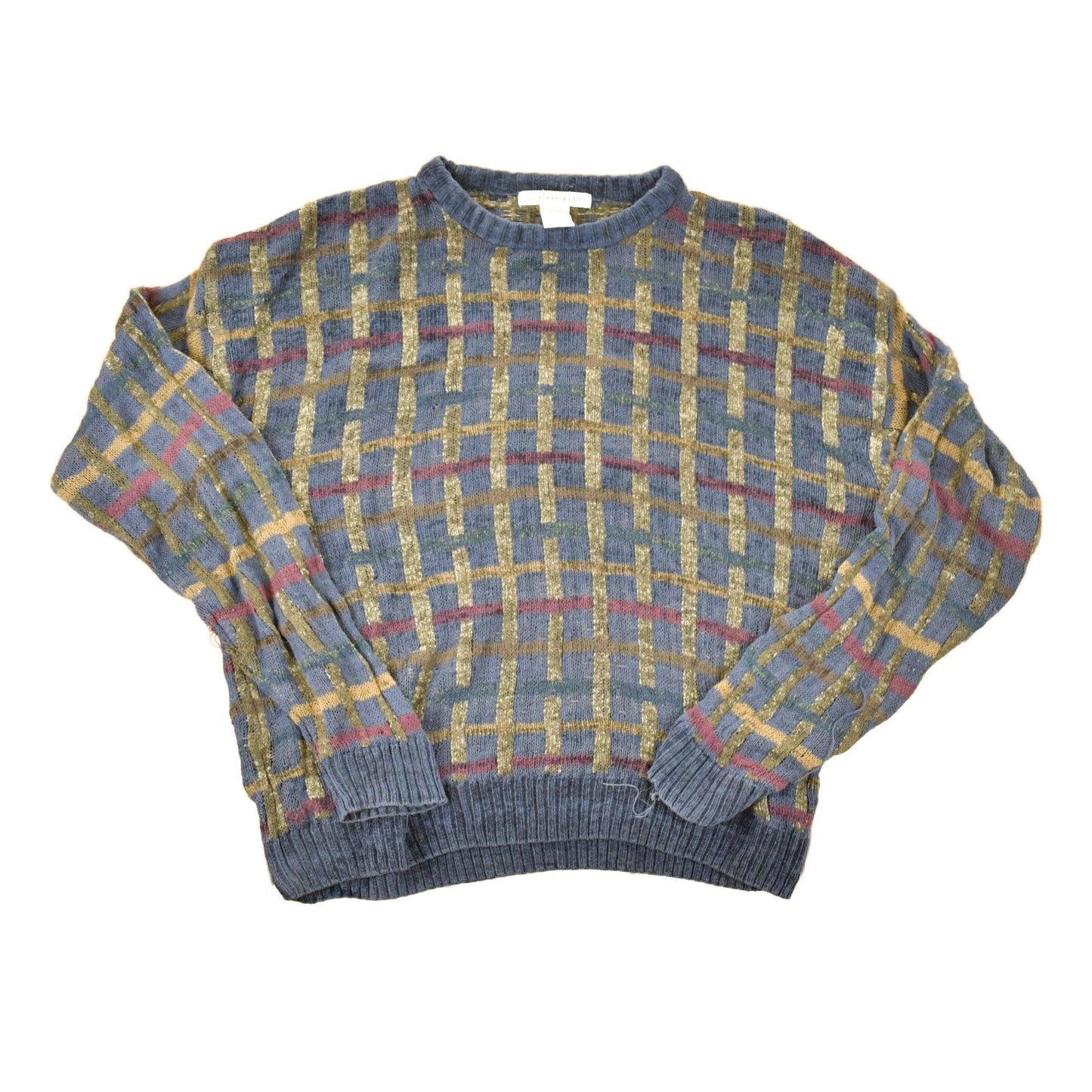 Vintage 1990s Geoffrey Beene Knit Crewneck Sweater Mens L from propervintagecanada