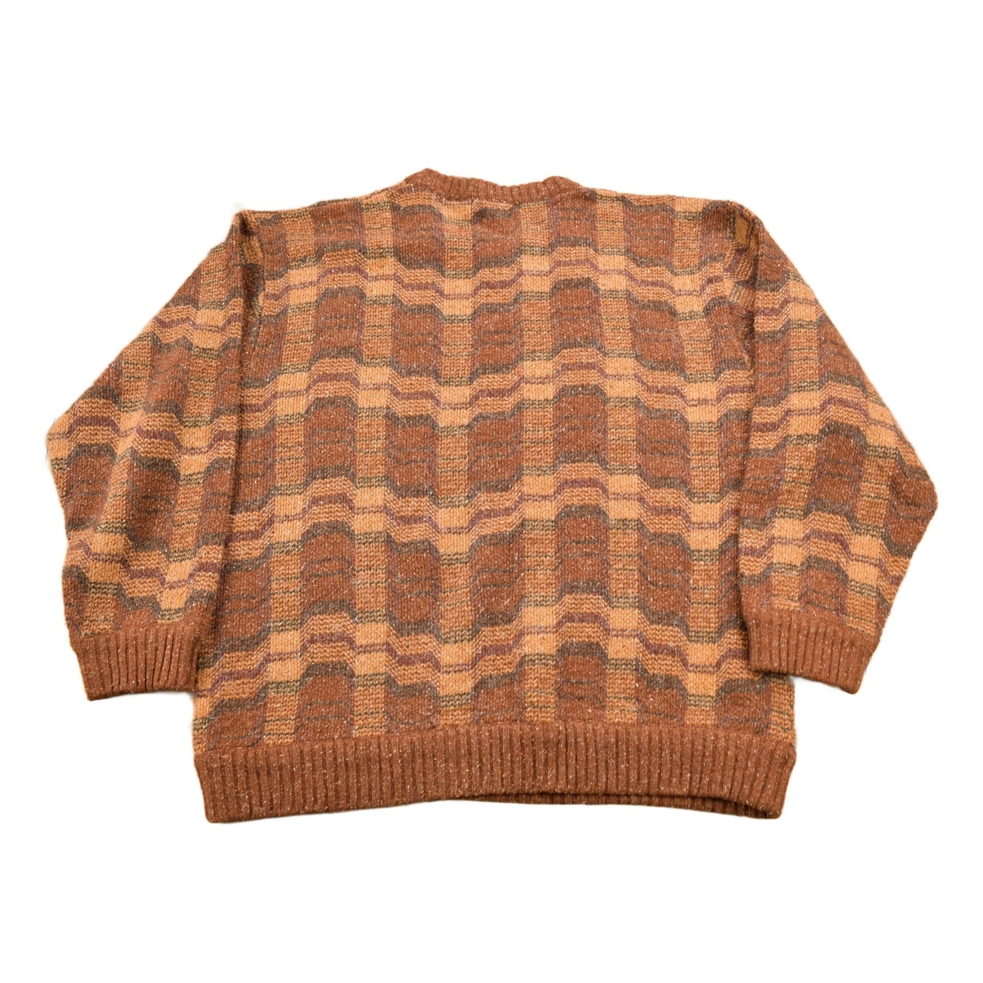 Vintage 1990s Geoffrey Beene Knitted Crewneck Sweater Men's XL from propervintagecanada