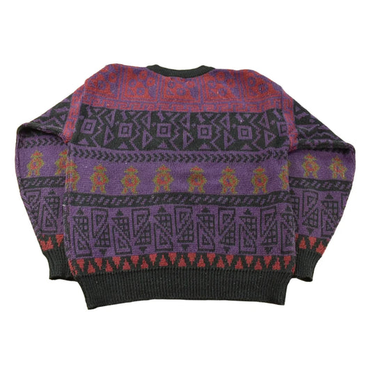 Vintage 1990s Geoffrey Hayes Knit Crewneck Sweater Mens L from propervintagecanada