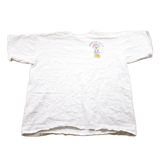 Vintage 1990s George Fox College Track Hall Graphic T-Shirt Men's XL from propervintagecanada