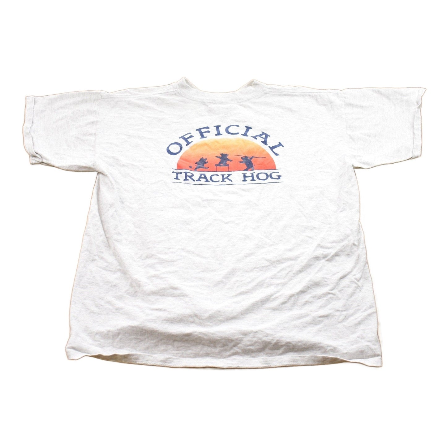 Vintage 1990s George Fox College Track Hall Graphic T-Shirt Men's XL from propervintagecanada