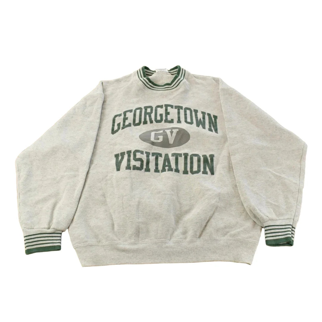 Vintage 1990s Georgetown Visitation Collegiate Crewneck Sweatshirt Men's M from propervintagecanada