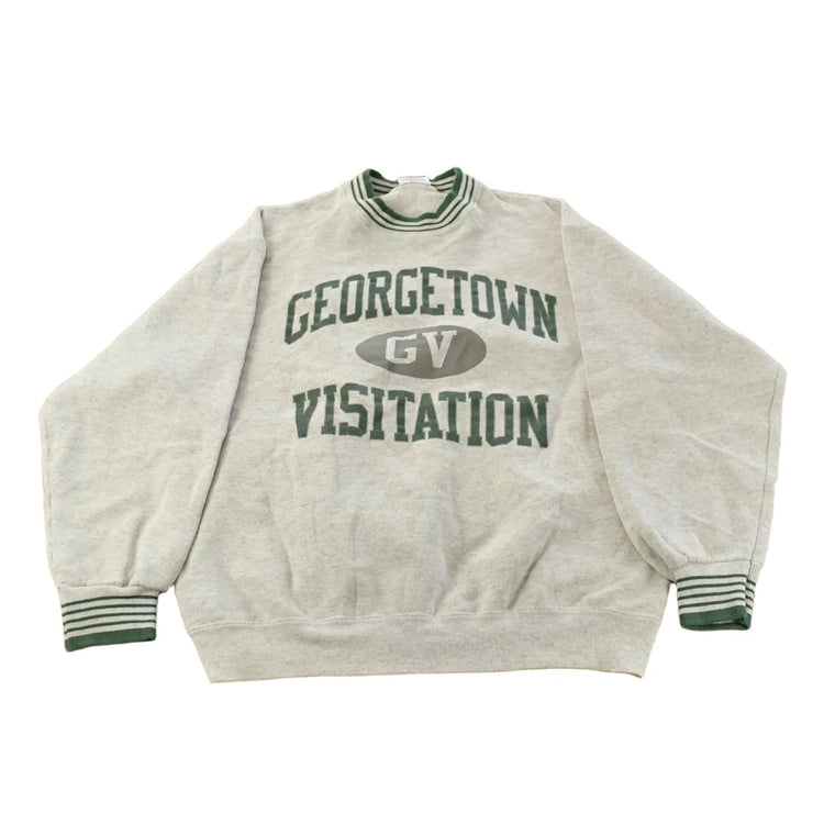 Vintage 1990s Georgetown Visitation Collegiate Crewneck Sweatshirt Men's M from propervintagecanada