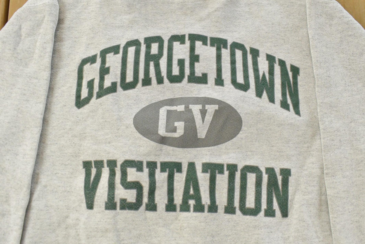 Vintage 1990s Georgetown Visitation Collegiate Crewneck Sweatshirt Men's M from propervintagecanada