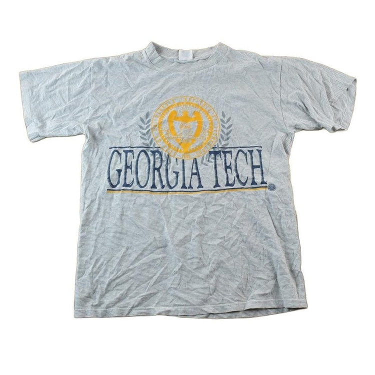 Vintage 1990s Georgia Tech University Collegiate T-Shirt Men's Medium from propervintagecanada