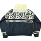 Vintage 1990s Gerard Martin Turtleneck Knit Sweater Women's Medium from propervintagecanada