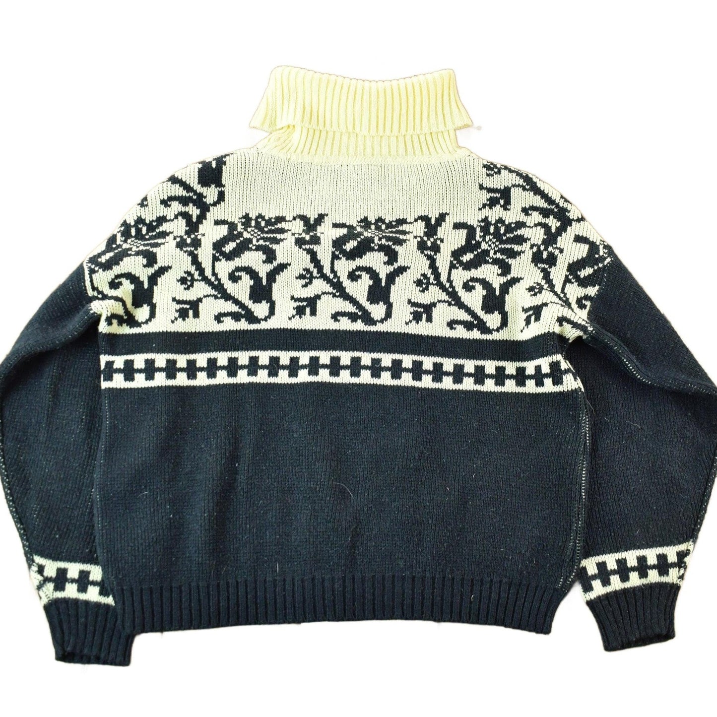 Vintage 1990s Gerard Martin Turtleneck Knit Sweater Women's Medium from propervintagecanada