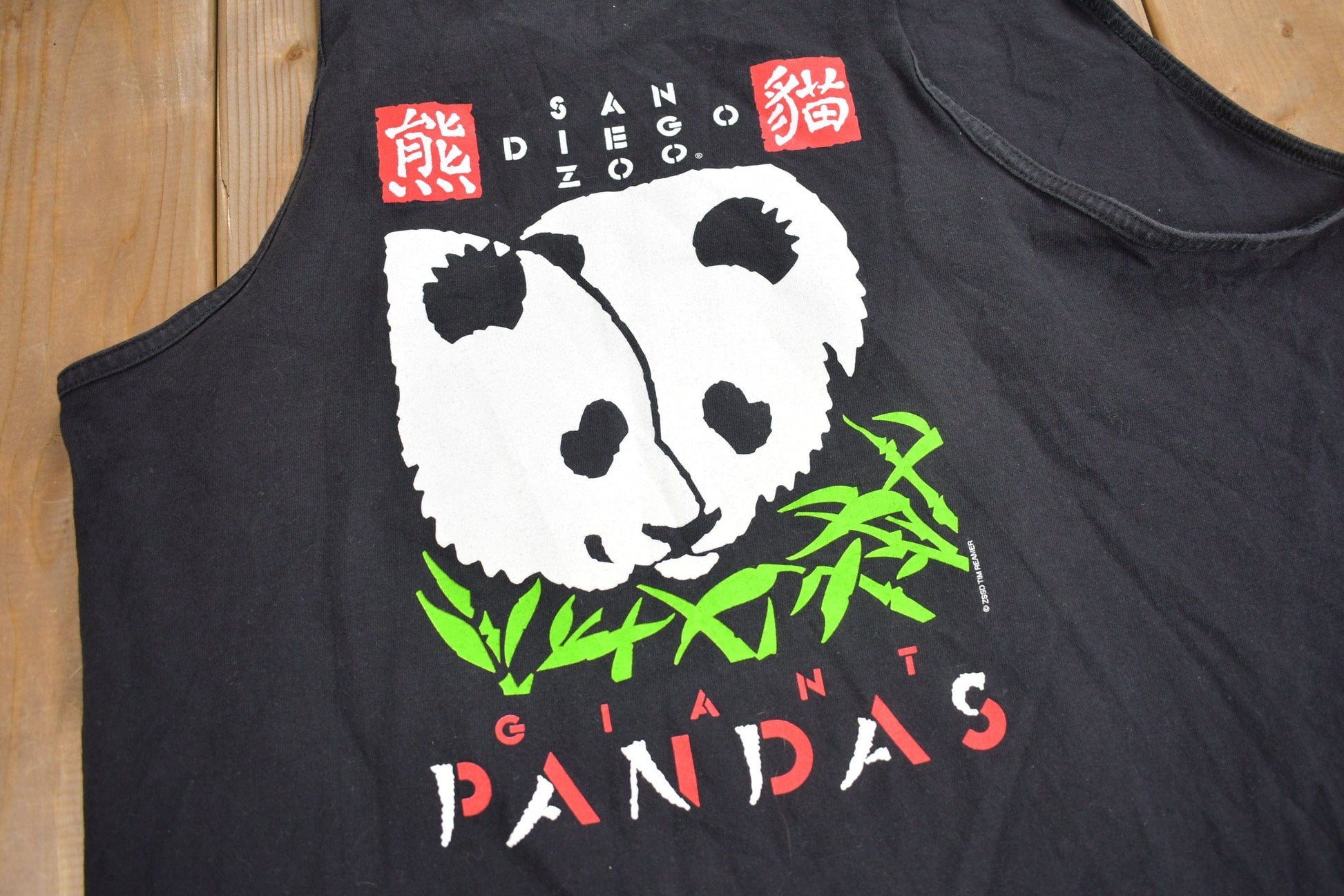 Vintage 1990s Giant Panda San Diego Zoo Tank Top Shirt Men's Large from propervintagecanada
