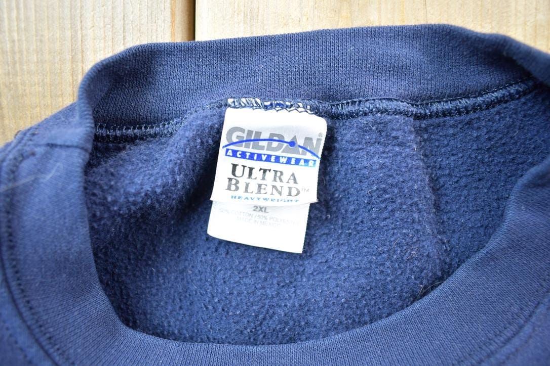 Vintage 1990s Gildan Big Boy Train Crewneck Sweatshirt Men's 2XL from propervintagecanada