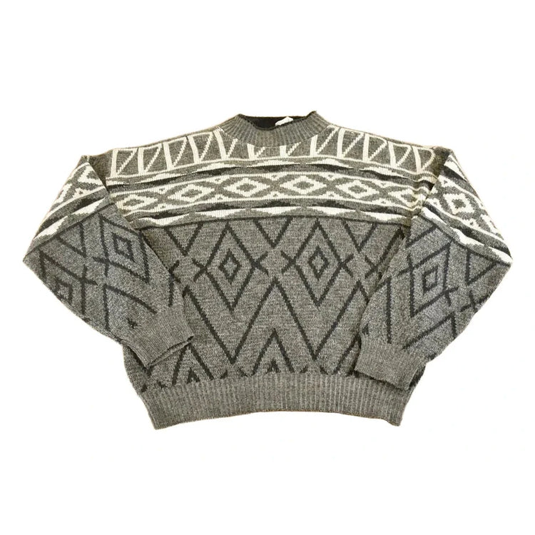 Vintage 1990s Giorgio Di Firenze Knit Crewneck Sweater Men's XL from propervintagecanada