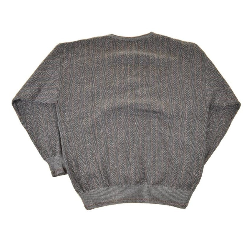 Vintage 1990s Giorgio Di Firenze Wool Knit Crewneck Sweater Men's XL from propervintagecanada
