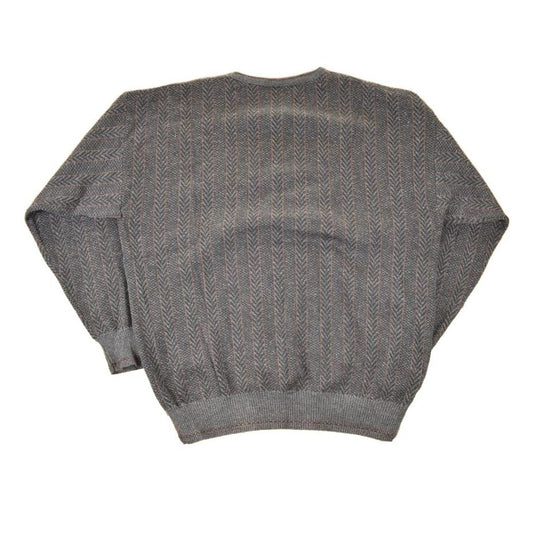 Vintage 1990s Giorgio Di Firenze Wool Knit Crewneck Sweater Men's XL from propervintagecanada