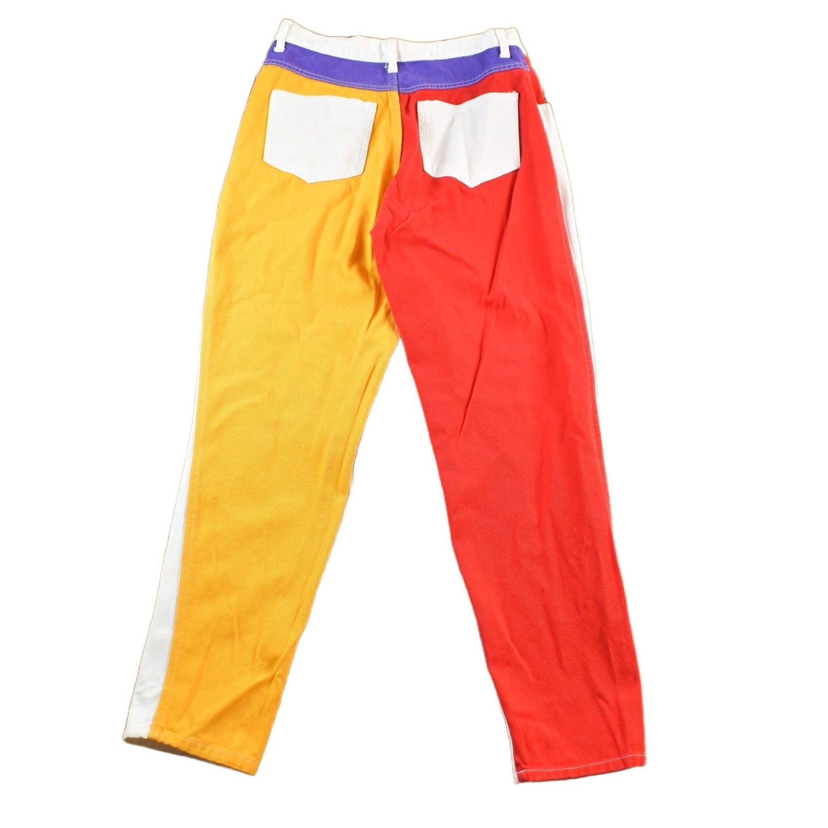 Vintage 1990s Giorgio Fiorlini Color Block Denim Jeans Women's 30 x 29 from propervintagecanada