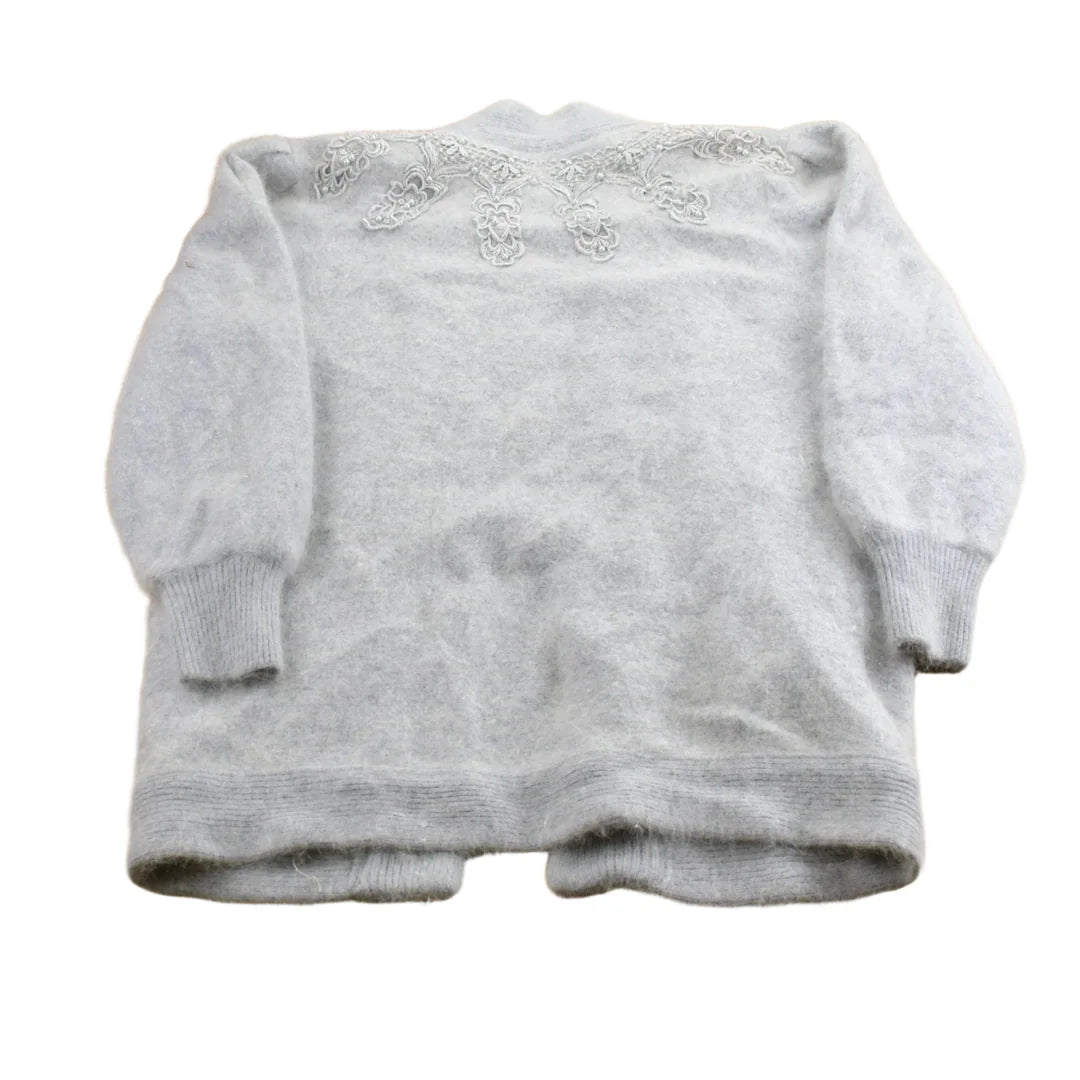 Vintage 1990s Gizel Rabbit Hair Knit Sweater from propervintagecanada