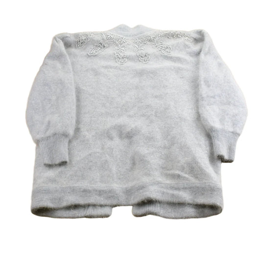 Vintage 1990s Gizel Rabbit Hair Knit Sweater from propervintagecanada