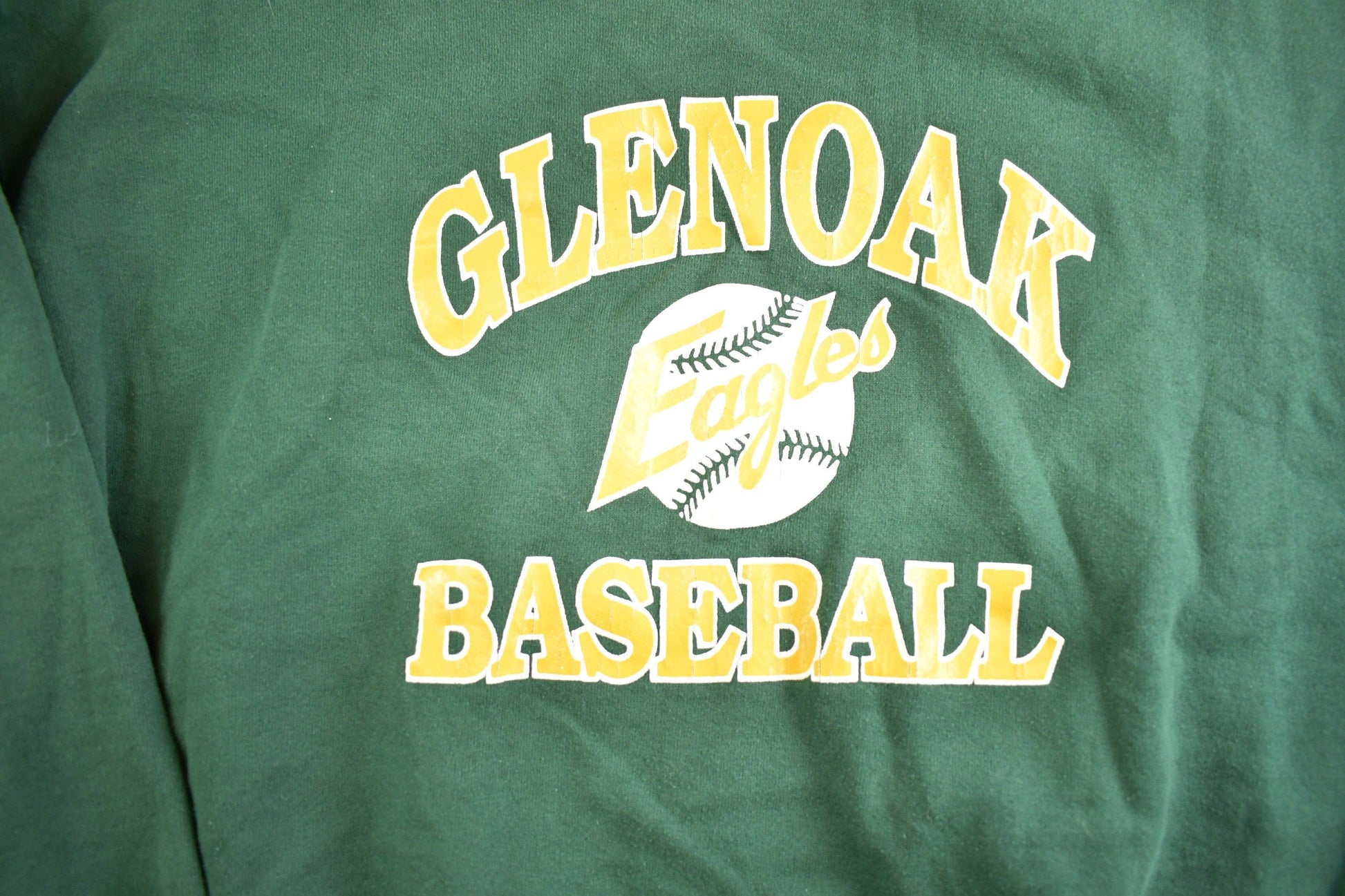 Vintage 1990s Glenoak Eagles Baseball Collegiate Crewneck Men's 2XL from propervintagecanada