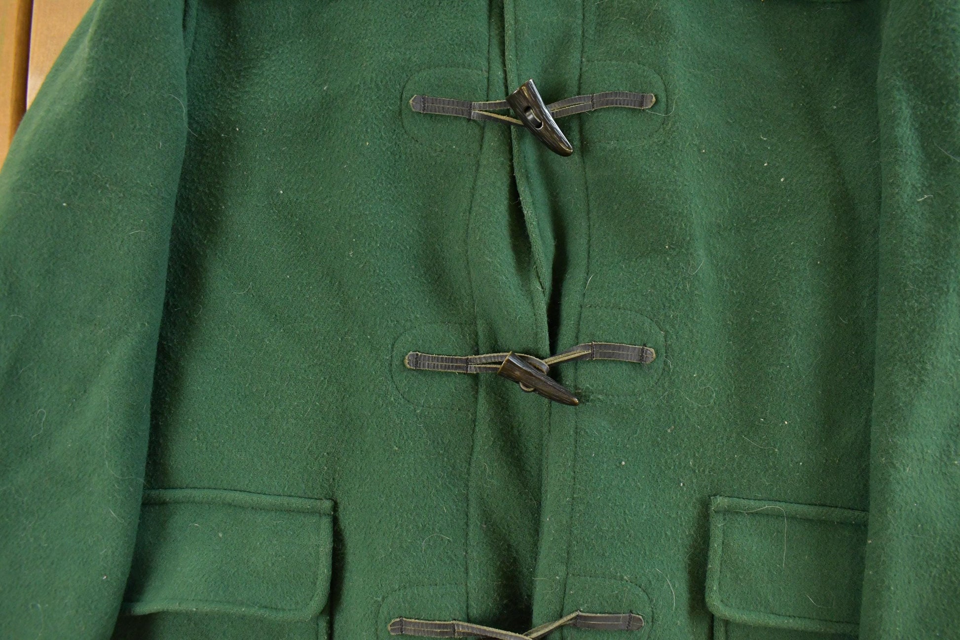 Vintage 1990s Gloverall Wool Duffle Coat Made In England Men's Large from propervintagecanada