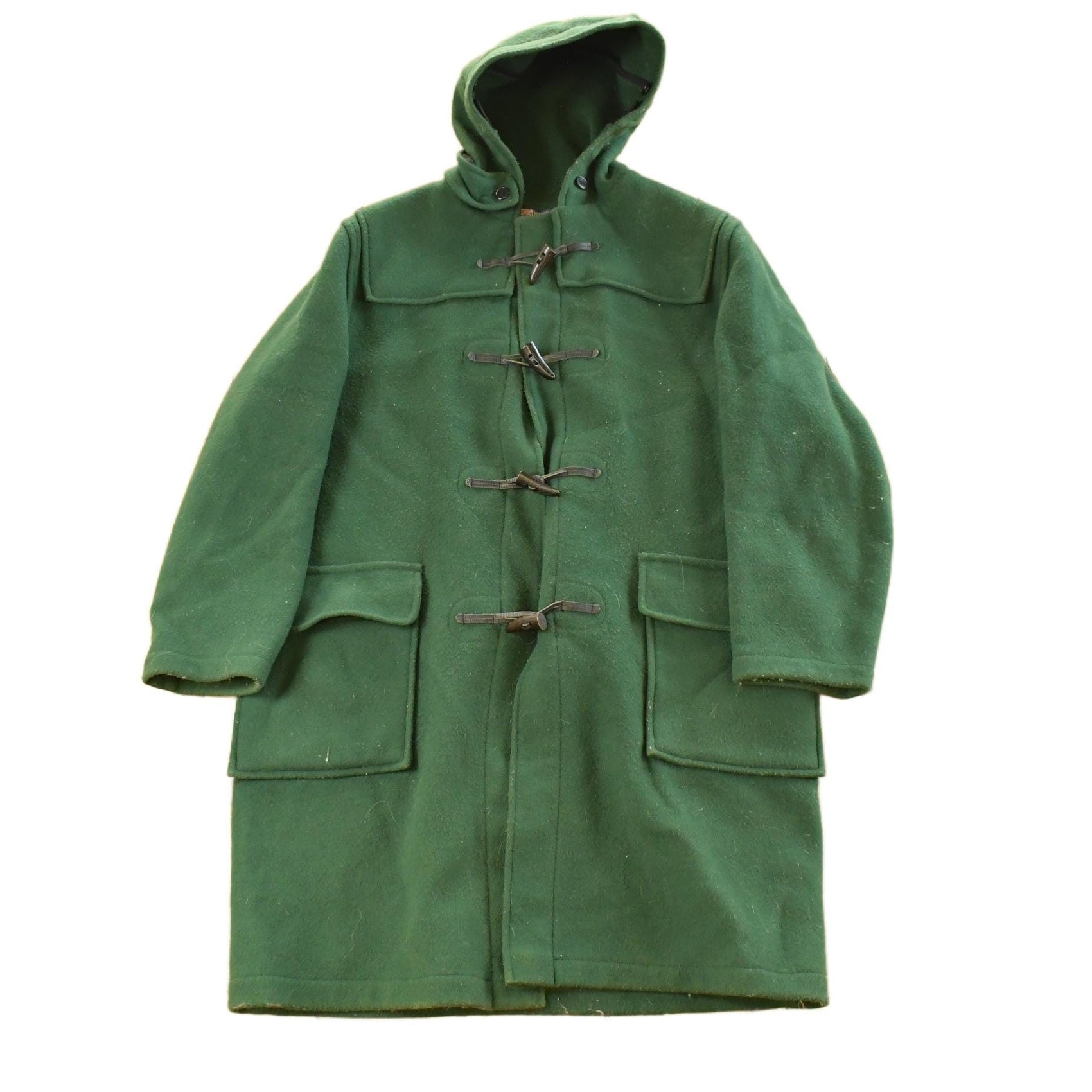 Vintage 1990s Gloverall Wool Duffle Coat Made In England Men's Large from propervintagecanada