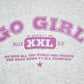 Vintage 1990s Go Girl Athletic Souvenir Crewneck Sweatshirt Made In USA Men's XL from propervintagecanada