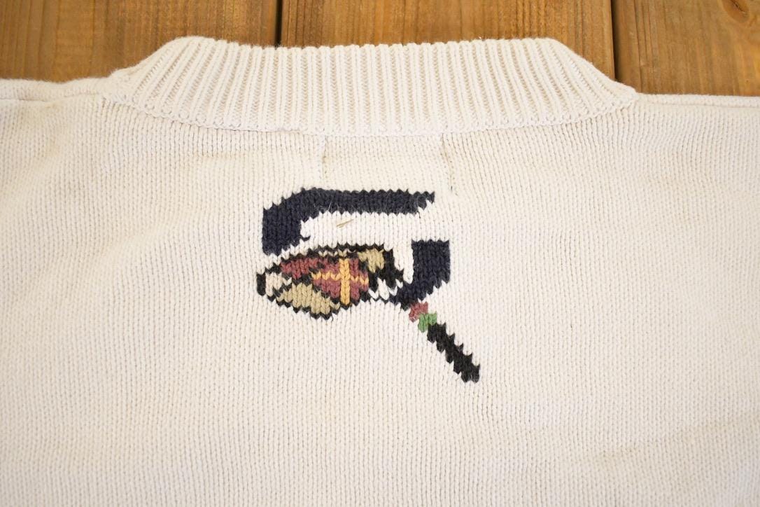 Vintage 1990s Golf Classics Knit Crewneck Sweater Men's M from propervintagecanada