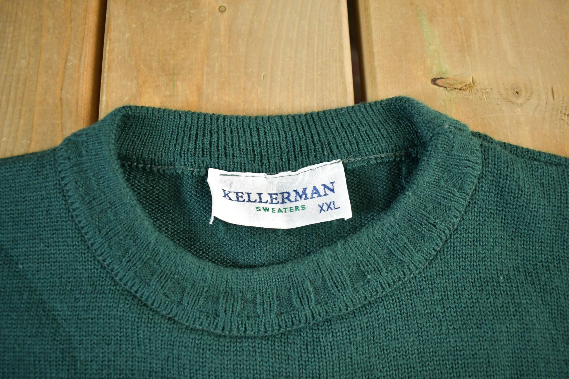 Vintage 1990s Golf Knit Argyle Pattern Crewneck Sweater Men's XL from propervintagecanada