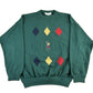 Vintage 1990s Golf Knit Argyle Pattern Crewneck Sweater Men's XL from propervintagecanada