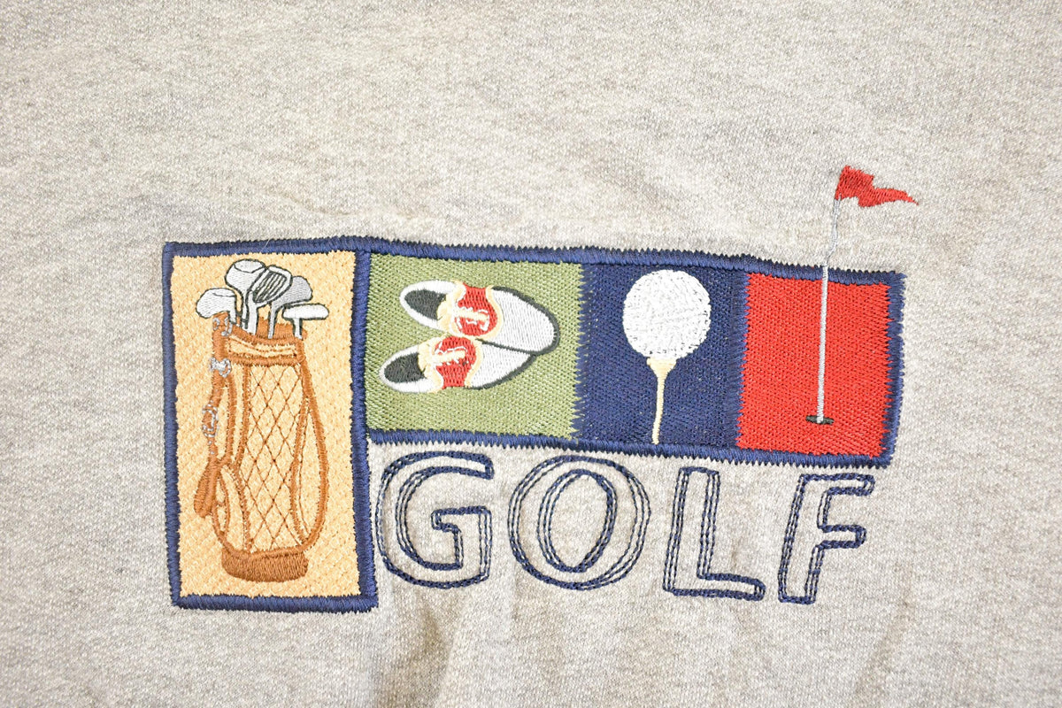 Vintage 1990s Golfing Heavyweight Souvenir Crewneck Sweatshirt Men's XL from propervintagecanada