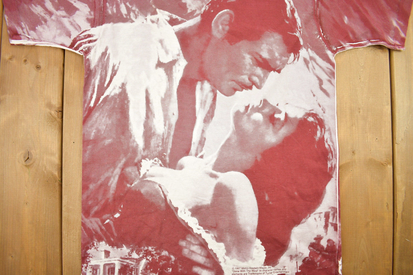 Vintage 1990s Gone With The Wind All Over Print Movie Promo T-shirt Men's Large from propervintagecanada