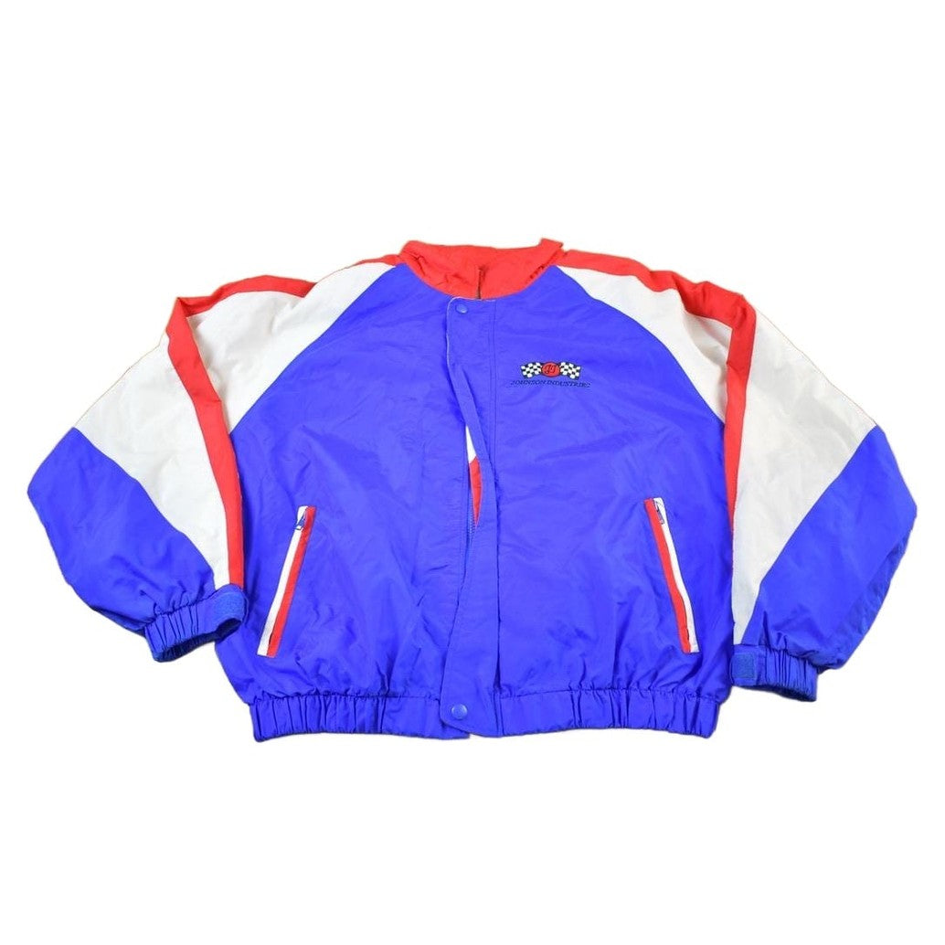 Vintage 1990s GOODYEAR Johnson Industries Motorsports Embroidered Racing Jacket Men's XL from propervintagecanada