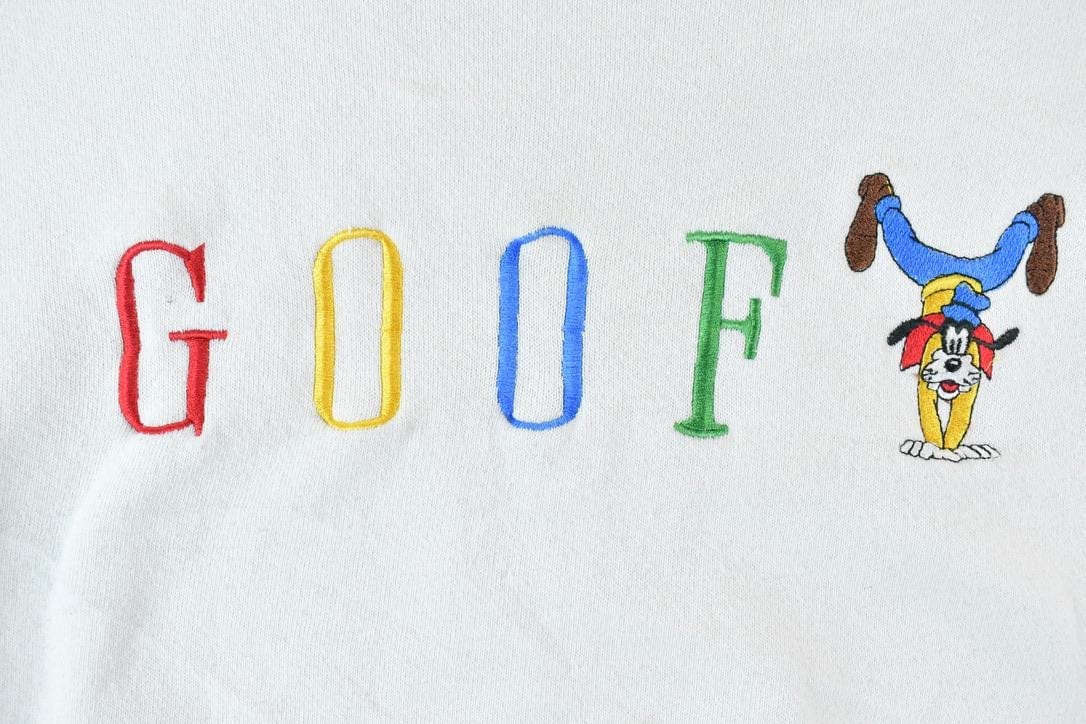 Vintage 1990s Goof Mickey Mouse Disney Heavyweight Crewneck Men's Small from propervintagecanada