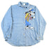 Vintage 1990s Goofy Disney Denim Button Up Shirt Women&